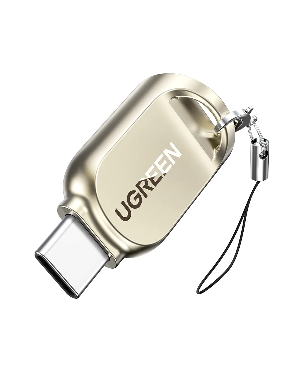 UGREEN microSD USB C カードリーダー TF マイクロSDカード リーダー 超小型 高速転送 タイプC OTG対応 Android iPadOS Windows MacOS Linux対応 亜鉛合金 の商品画像