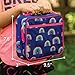 Lone Cone Kids' Insulated Lunch Box - Fun Patterns for Boys and Girls, Hearts and Rainbows, Standard