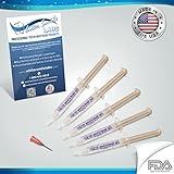 5-XL 44% Teeth Whitening Gel Whiter Smile Labs Dentist Recommended High Quality Carbamide Peroxide Teeth Whitener FASTEST RESULTS Made in USA NOT Cheap Overseas Teeth Bleaching Gel