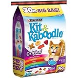 Purina Kit & Kaboodle, Dry Cat Food, Original, 30 Lb Bag