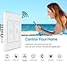 Smart WiFi Light Switch,Alexa Wall Smart Switch Phone Remote Control Wireless Touch Switch Compatible with Alexa, Google Home, Timing Function, Overload Protection, No Hub Required (2 Pack)
