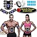 Lux Fitness Muscle Toner and Abs Stimulator EMS Abdominal Trainer - Electronic Wireless Toning Belt Ultimate Gym Training, Men Women, New version 2018 + FREE Butterfly Massager + 10 Extra Gel Pads