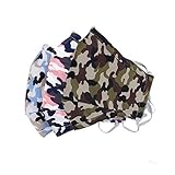3 Pcs Unisex Dust Allergy Flu Masks Washable Activated Carbon Cotton Breath Healthy Safety Respirator Warm Ski Cycling Half Face Mouth Masks Filters Dust Pollen Allergens Flu Germs Home Surgical Masks