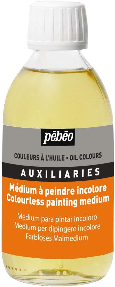 Pebeo 245 ml Medium Colourless Painting, Transparent, 245ml