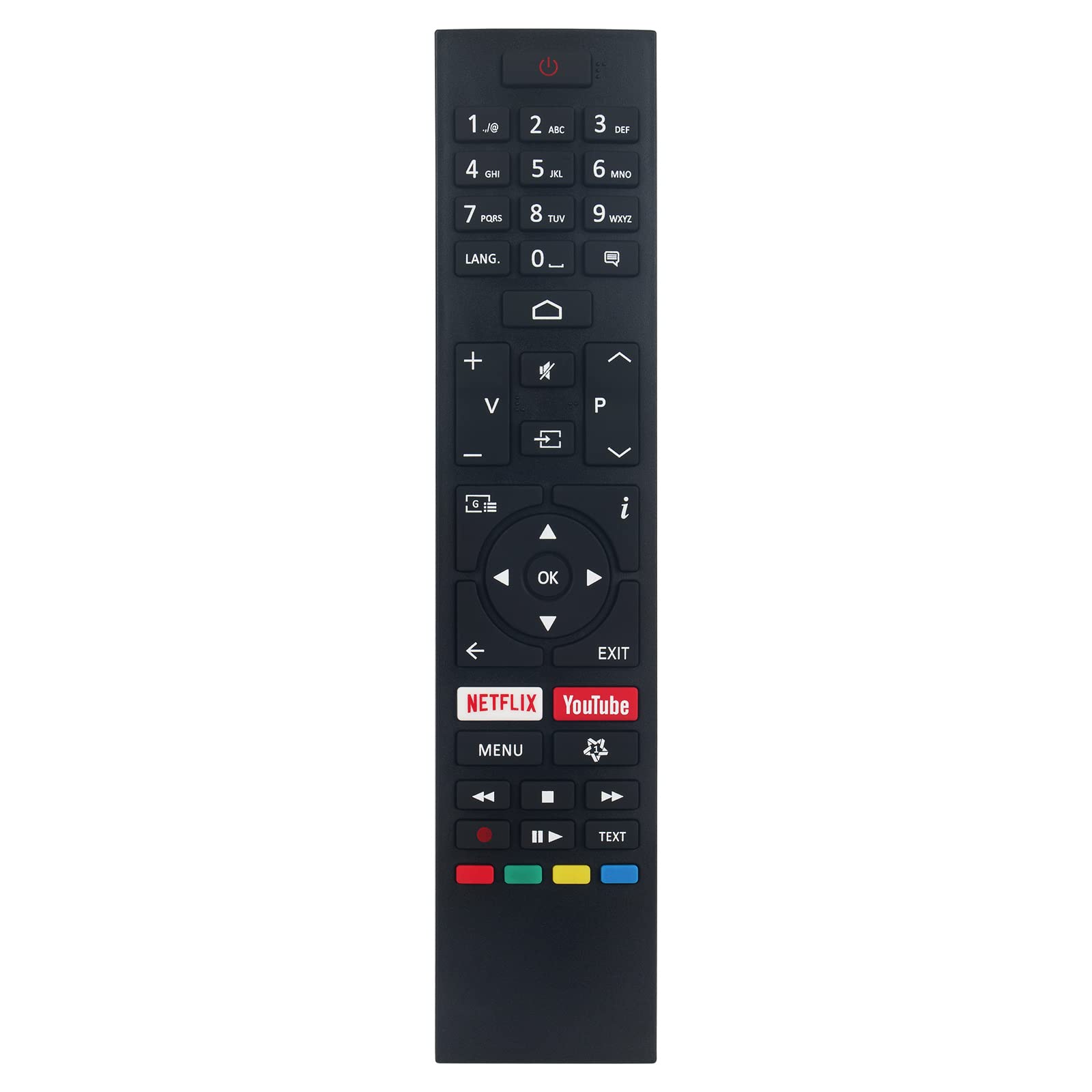 Replacement Remote RC43157 Fit for Hitachi Android TV 24HAE2250 32HAE2250 43HAE4251 and JVC 4K Ultra HD Android TV LT-55VA3035 LT-43VA3035 LT-50VA3035 and Orava TV or Edenwood TV Remote