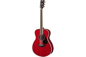 Yamaha FS820 Small Body Acoustic Guitar, Ruby Red