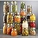 Bormioli Rocco Quattro Stagioni Glass Mason Jars 8.5 Ounce Mini Jars (12-Pack) with Metal Airtight Lid, For Jam, Jelly, baby food, Crafts, Spices, Dry Food Storage, Wedding favors, Decorating Jar