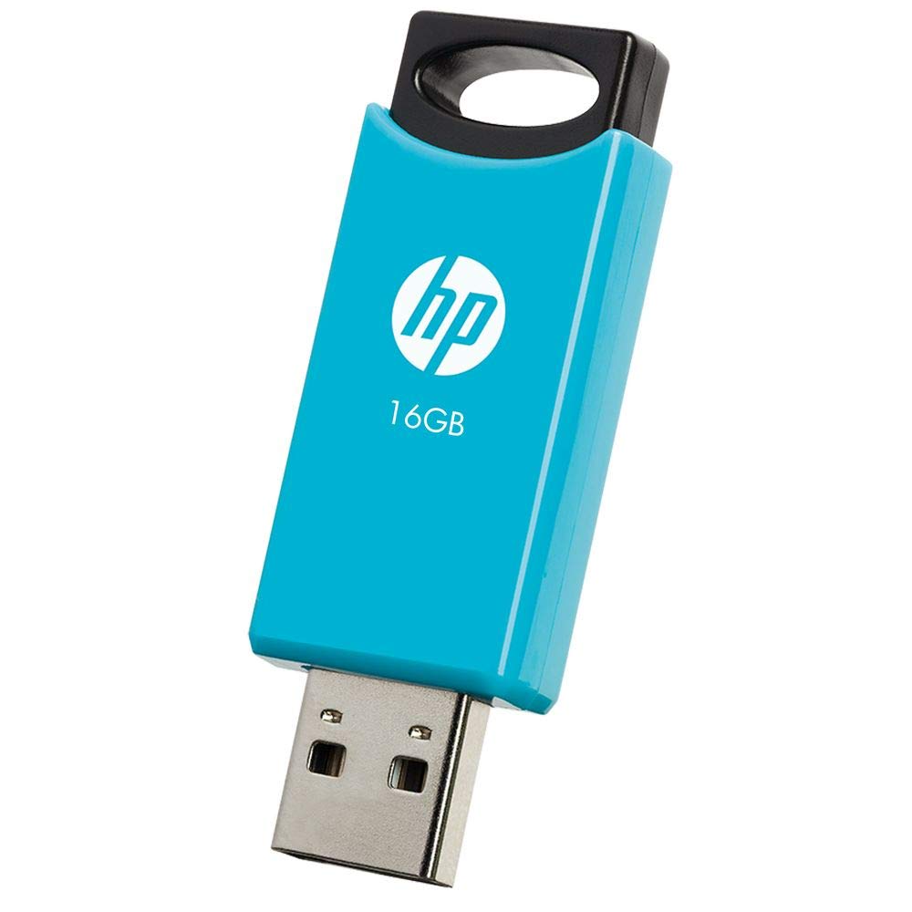 HP v212w USB 2.0 Flash Drive - Blue - 16GB