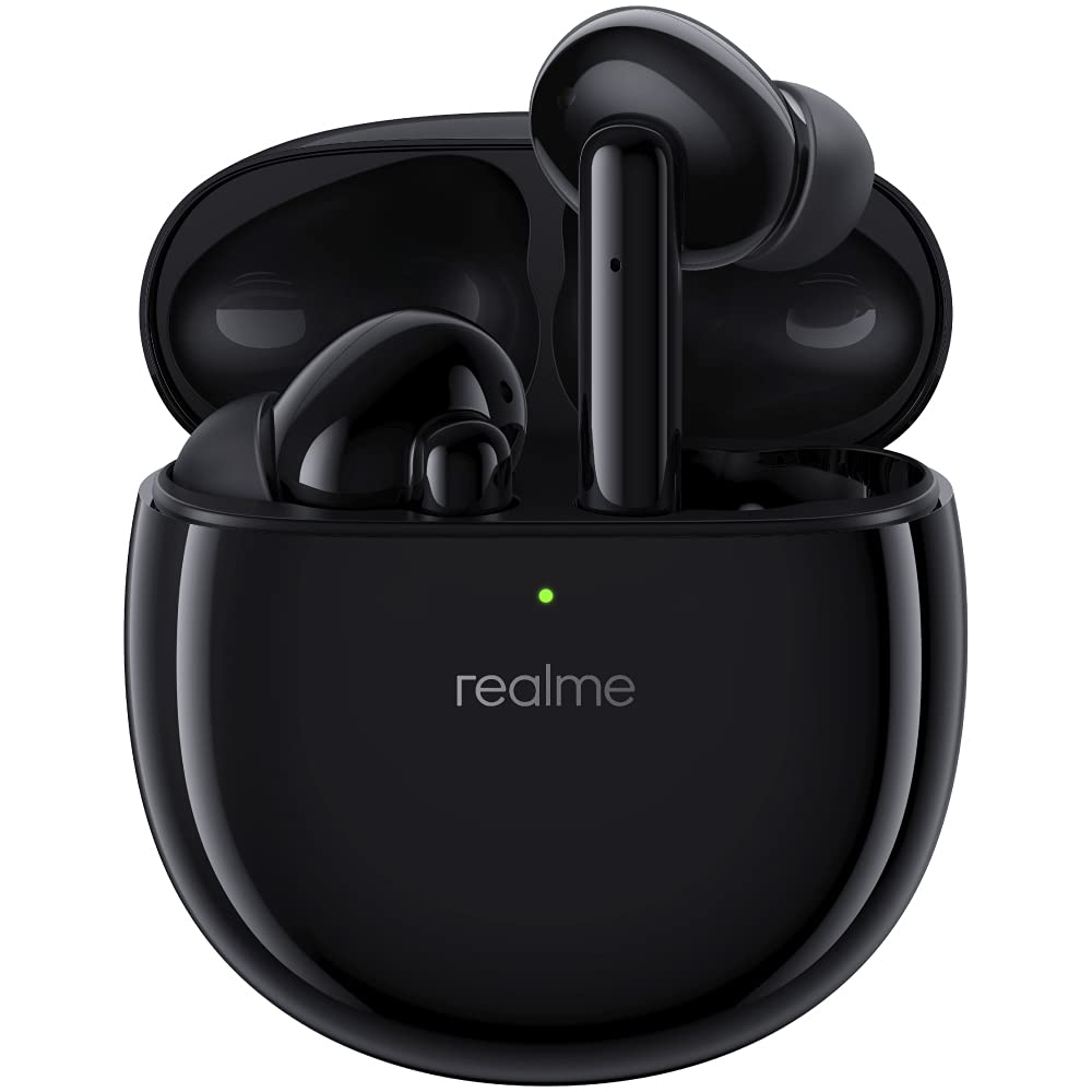Realme Buds Air Pro Wireless Earphones, Black, VGP Award, Noise Canceling, External Sound Capture, Up to 25 Hours of Playback, Fast Charging, AAC SBC, Bluetooth 5.0