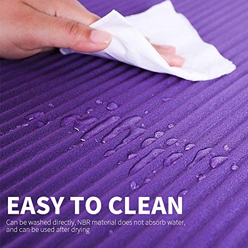 Luopei-Yoga-Mat-Non-Slip-Exercise-Mat-Odorless-Durable-and-Lightweight-6025cm-with-Elastic-Band-for-beginner-Home-Gym-Fitness