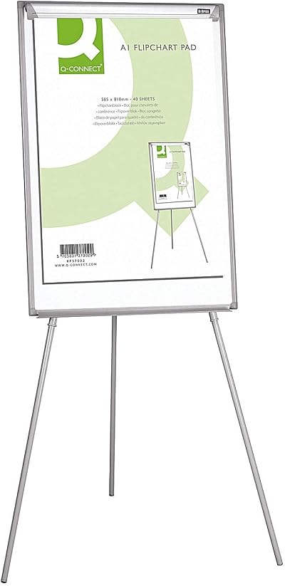 Q-Connect Plain Flipchart Pad A1 40 Sheet Pack of 5 60gsm Perforated