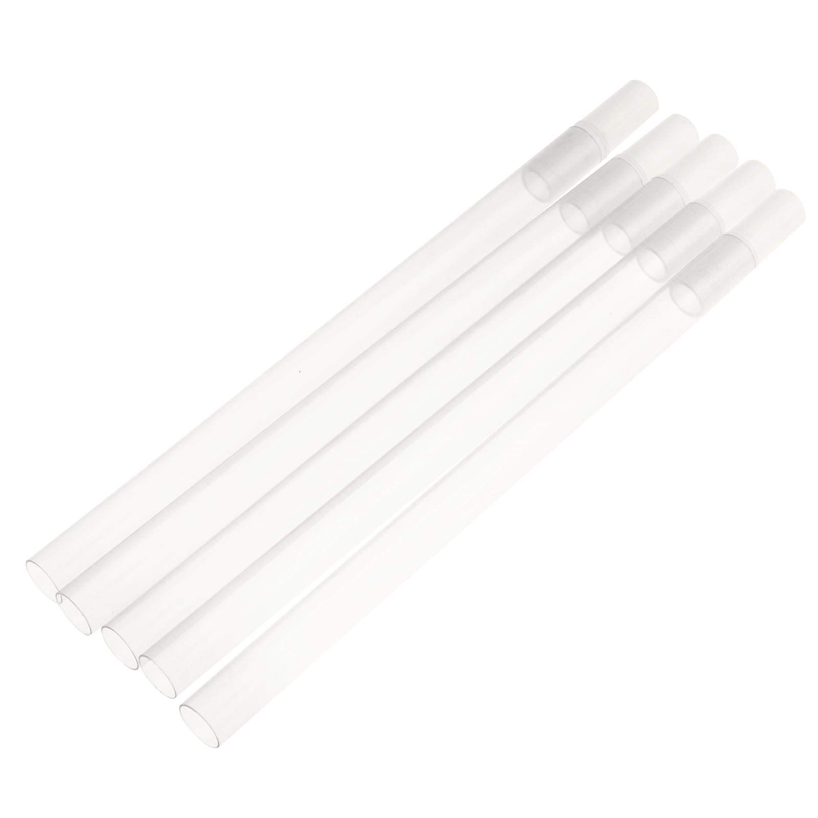 ENET 5Pcs Plastic Sticks Clear Pole For Balloon Column Arch Stand Wedding Decor