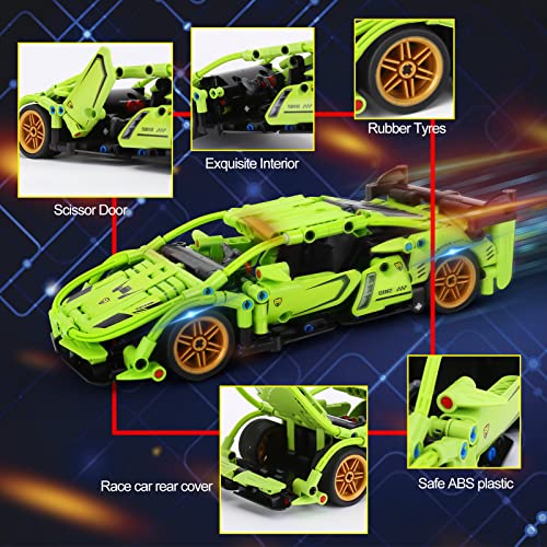 YMGN STEM Building Toys for 612 Year Old Boys, Racing Car Building