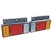 1 Pair Left + Right 24V LED Rear Tail Light Fit Isuzu Elf Truck NPR NKR NHR NLR 84++