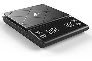 Digital Kitchen Scale with Timer, 0.1g High Precision Coffee Scale, Drip Espresso Scale with Auto Tare, Touch Sensor and Sili