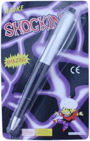 Viiart® Electric Shock Metal Pen Adult Joke Gag Prank Novelty Trick Funny Toy Gift