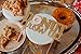 CMS Design Studio Handmade Donut Birthday Cake Topper Decoration - Donut Grow Up - Double Sided Glitter Stock (Pink)