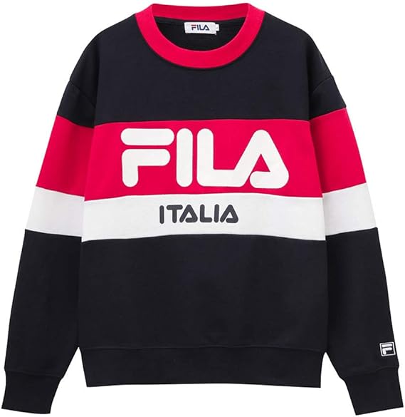 Amazon Co Jp Fila フィラ バイカラー切替トレーナー クルーネック トレーナー 長袖 スウェット Fl1651 レディース ネイビー M 服 ファッション小物 Amazon Co Jp Fila フィラ バイカラー切替トレーナー クルーネック トレーナー 長袖 スウェット Fl1651 レディース ネイビー M 服 ファッション小物