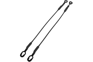 RATCHROLL Pair Rear Tailgate Cables Lift Gate Support Straps Pickup for Chevy S10 1994-1998 2000-2004 38534 15683449 Replacement Car Parts