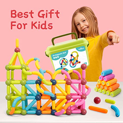 KidEwan Balls and Rods Set, Building Sticks Blocks