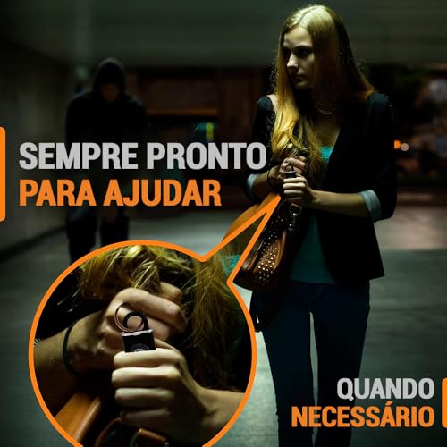 O Alarme de para Mulheres – Sirene Alta, Luz Estroboscópica e Chaveiro, Sirene de Chaveiro de Alta de 130 Db com Luz Estroboscópica Led, Alarme de Recarregável para Mulheres