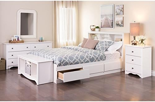 Amazon Com Winslow White 3 Drawer Tall Nightstand Measures 23 Inches Wide X 29 Inches High X 16 Inches Deep Kitchen Dining