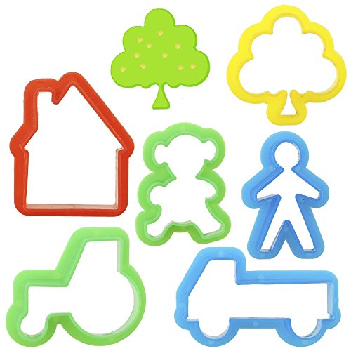Carykon Smart Dough Tools Kit with Models and Molds, Set of 20 PCS, Trees and Animals - Thumbnail 5
