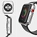 OULUOQI Screen Protector Compatible with Apple Watch Case 40mm Series 4 - 2019 360 ° Protective Ultra-Thin Cover Case for Series 4 40mm (1 Black +1 Transparent)