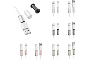 16 Pack Phone Cable Protectors for iPhone Android USB C Charger End Cord Savers, Silicone Non-Slip Charging Wire Protector, E