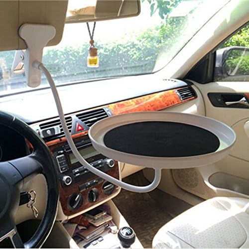 eSmart NEW Car Auto Mount Holder Stand Drink Cup Coffee Clip Table Stand Food Water Tray (White)