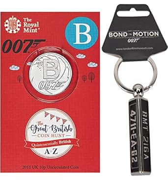 Amazon Com 007 Goldfinger License Plate Keychain James