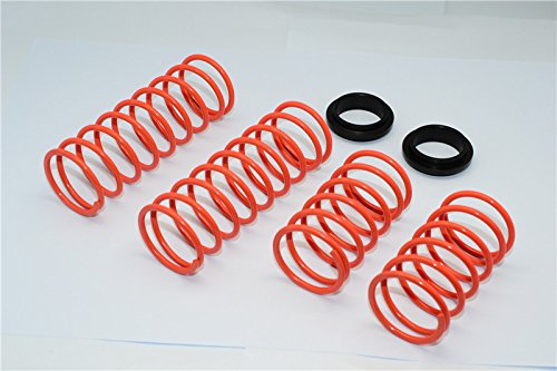 GPMFor Traxxas X Maxx 4X4 Upgrade Parts 2.8mm Coil Springs For Original Or GPM Optional Shocks TXM12170-1 Set Orange