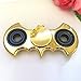 Inspirationc Small Portable Metal Batman Hand Spinner Fidget Toy for Killing Time Relieves Stress Anxiety And Relax for Children Fast Bearing EDC Focus Toy Help ADHD sufferers--Gold