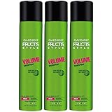 Garnier Fructis Style Volume Hairspray, All Hair Types, 8.25 oz. (Packaging May Vary), 3 Count