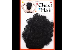 EMPIRE MAGIC Loftus International Star Power Hairy Man Beast Costume Accessory Chest Hair, One Size, Black