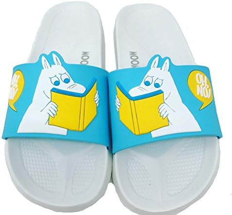 PVC SLIPPER - Hippo cartoon skyblue/white - ROMANE MOOMIN by IPLAYBOX (38"/250/40)