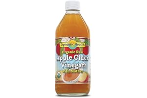 Organic Apple Cider Vinegar With Mother Dynamic Health 16 oz Liquid