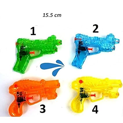 Pistolet A Eau Double Jet Mod2 Bleu Jeu Extérieur Eau