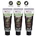Twin Lotus Activated Charcoal Toothpaste - Teeth Whitening Herbal, Fluoride Free & No SLS for Sensitive Teeth, Coconut Charcoal Toothpaste Remove Plaque Freshen Breath