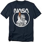 Popfunk NASA Distressed Vintage Space Shuttle T-Shirt, Navy