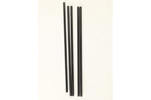 PAYNE BROS CUSTOM KNIVES G10 Craft Rods Variety Pack, Assorted Sizes, for Knife Making and Project Making. (5 Pack 5/32 Rod Black)