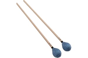 ASTIBYM Keyboard Marimba Mallets, 1 Pair Soft Playing Yarn Head Mallet Replacement Comfortable with Maple Handle for Beginner for Percussion Instruments(blue)