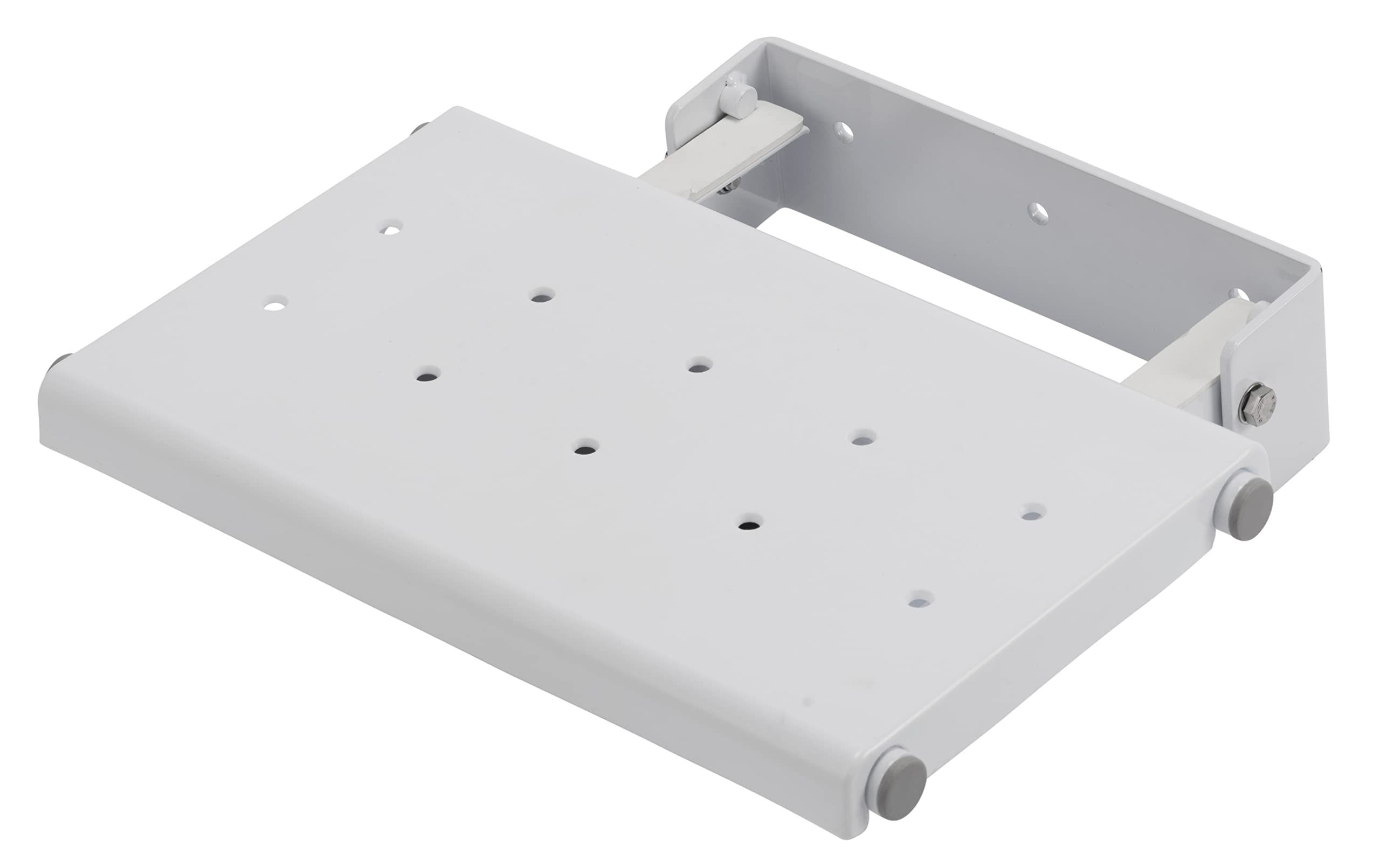 Croydex Wall Mounted Fold-Away Shower Seat, White - no fixings included in pack