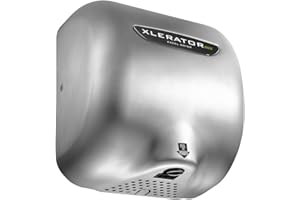XLERATOReco Hand Dryer, Excel Dryer XL-SB-ECO-110-120V Hand Dryer, Automatic, Surface-Mounted, Brushed Stainless Steel Cover, Standard Nozzle