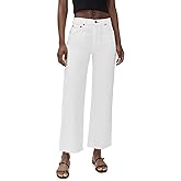 ASKK NY Women's Crop Wide Leg Twill Pants