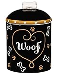 Love and Milk Bones Ceramic Dog Treat Jar