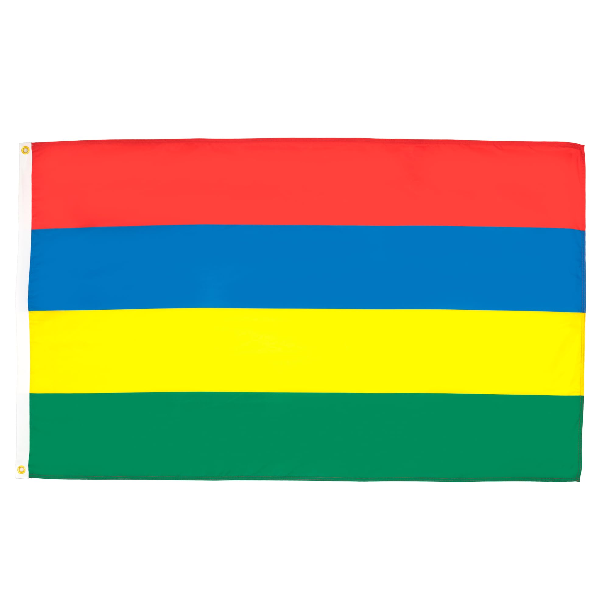 AZ FLAG - Mauritius Flag - 3x5 Ft - Light Polyester Mauritian Banner with Two Brass Eyelets - Fade Resistant - Vivid Colors - 3' x 5' Feet - 150x90 Cm