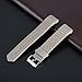 bayite Leather Replacement Bands for Fitbit Charge 2, Textured Grey