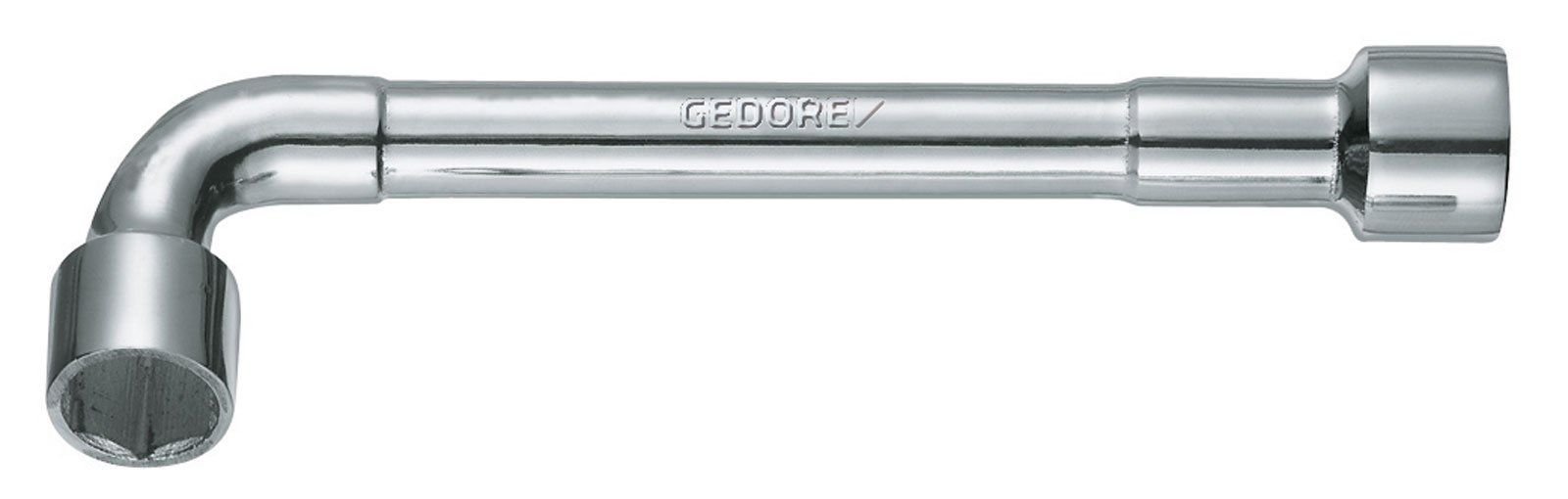 Gedore 25PK12 12 mm 6 Hex Screws Double Socket Wrench Offset - Silver
