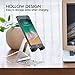 Nulaxy Tablet Stand, Adjustable Phone Holder Stand, Aluminum Tablet Holder Compatible with Smartphones/Tablets/Switch 4-12